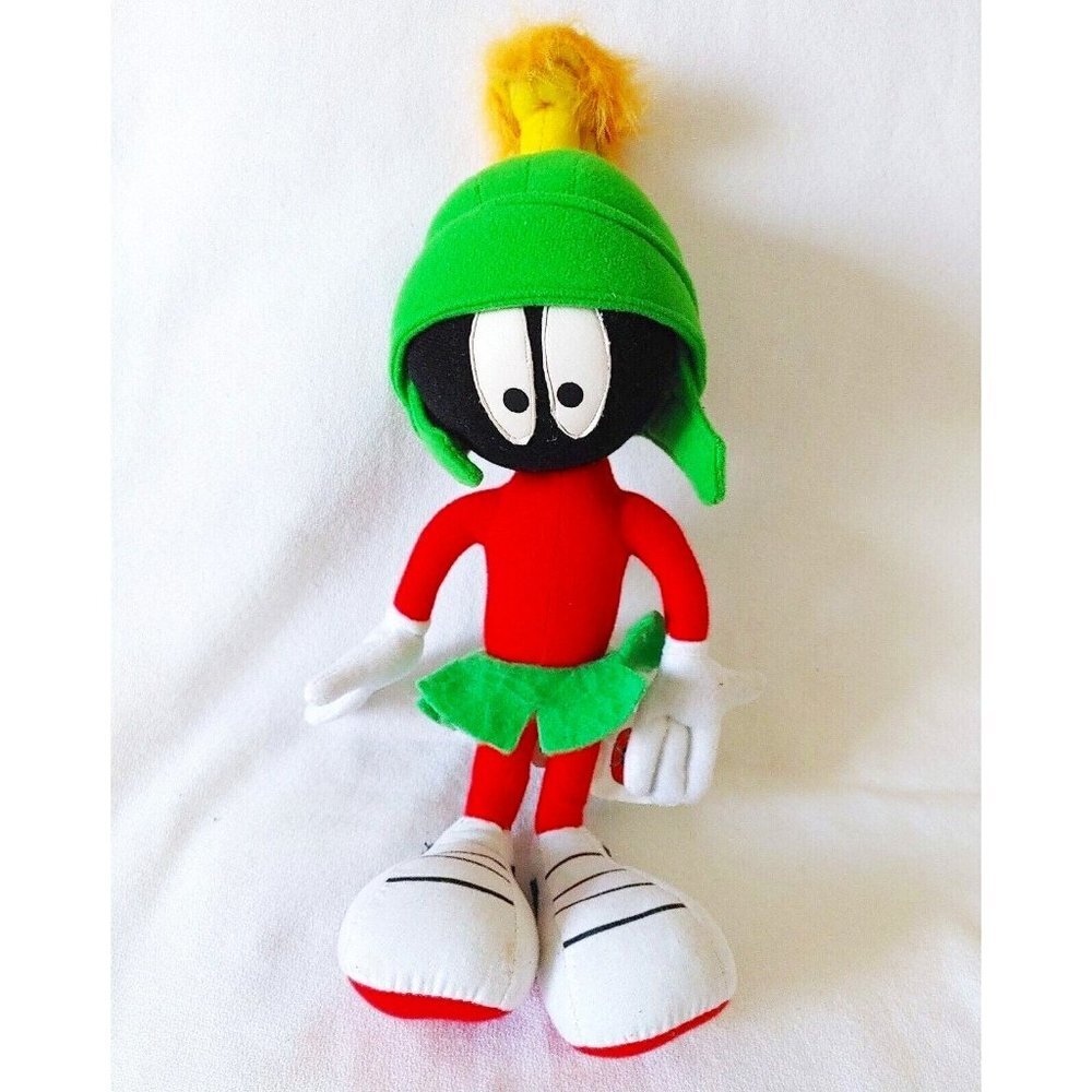 Marvin The Martian Space Vintage Plush Looney Tunes  Space Jam Ganz 13 Inch